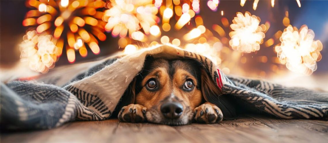 How to Calm a Dog Scared of Fireworks